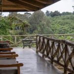 Rhino Lodge deck at dining area